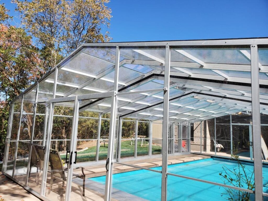 High Profile Pool Enclosure