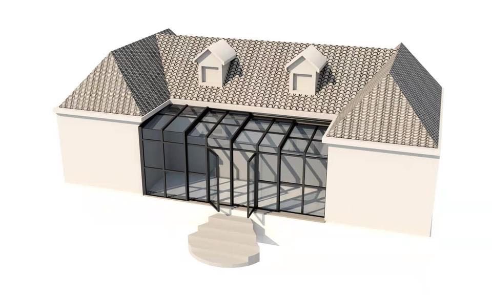 Wall‑Mounted Profile Pool Enclosure
