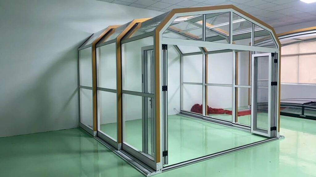 High Profile Pool Enclosure