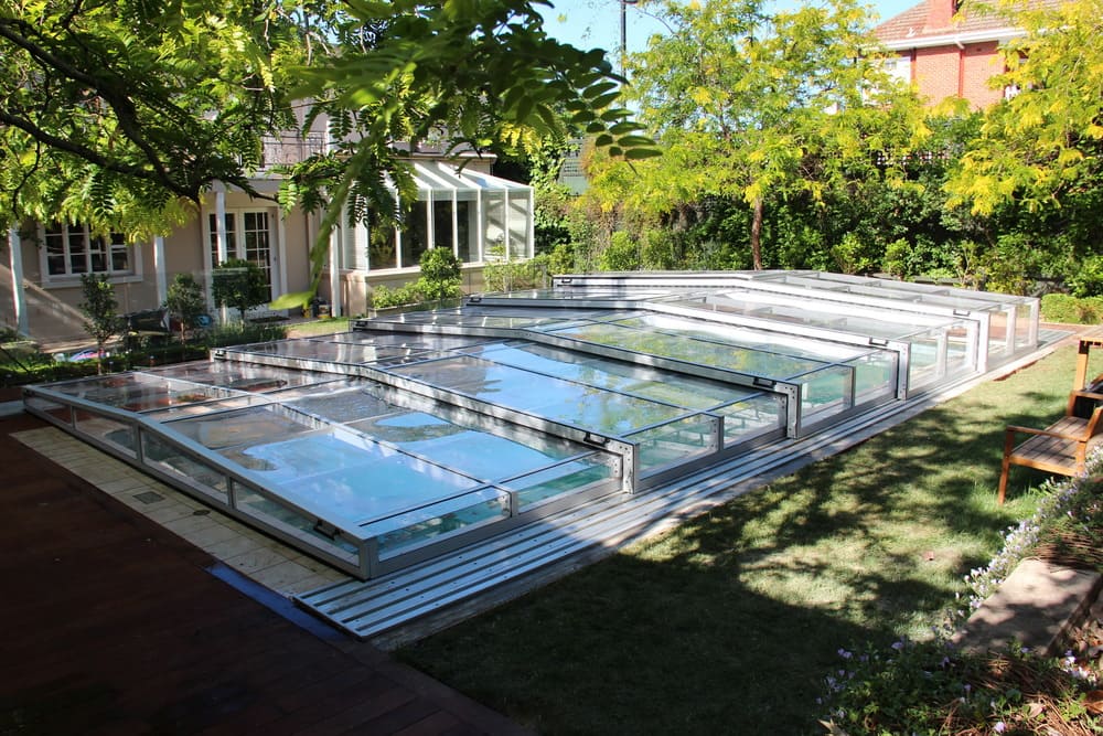 Low Profile Pool Enclosure