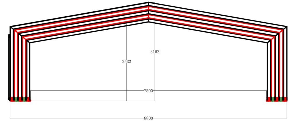 High Profile Pool Enclosure