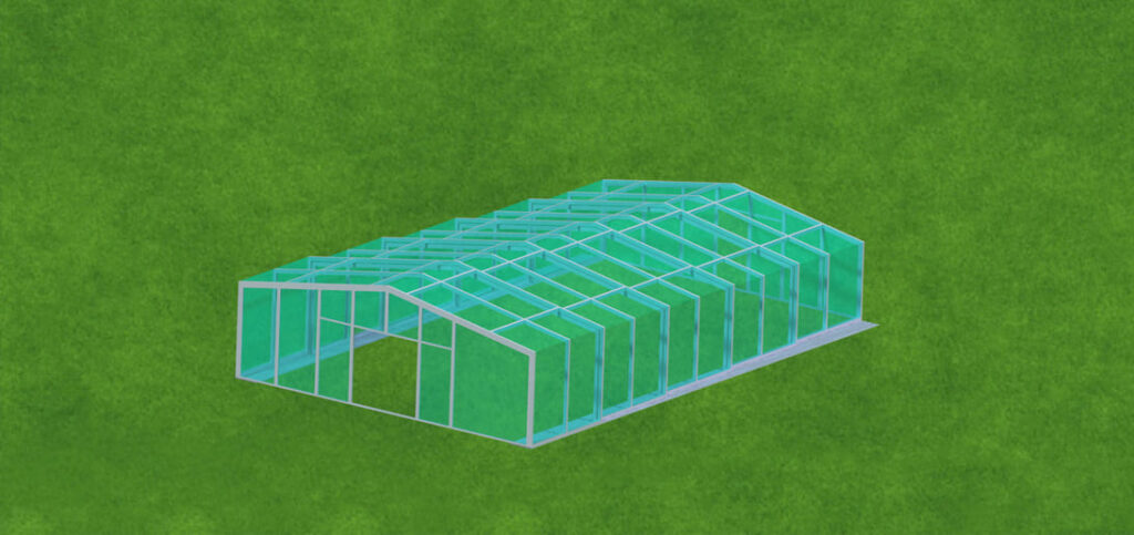 High Profile Pool Enclosure