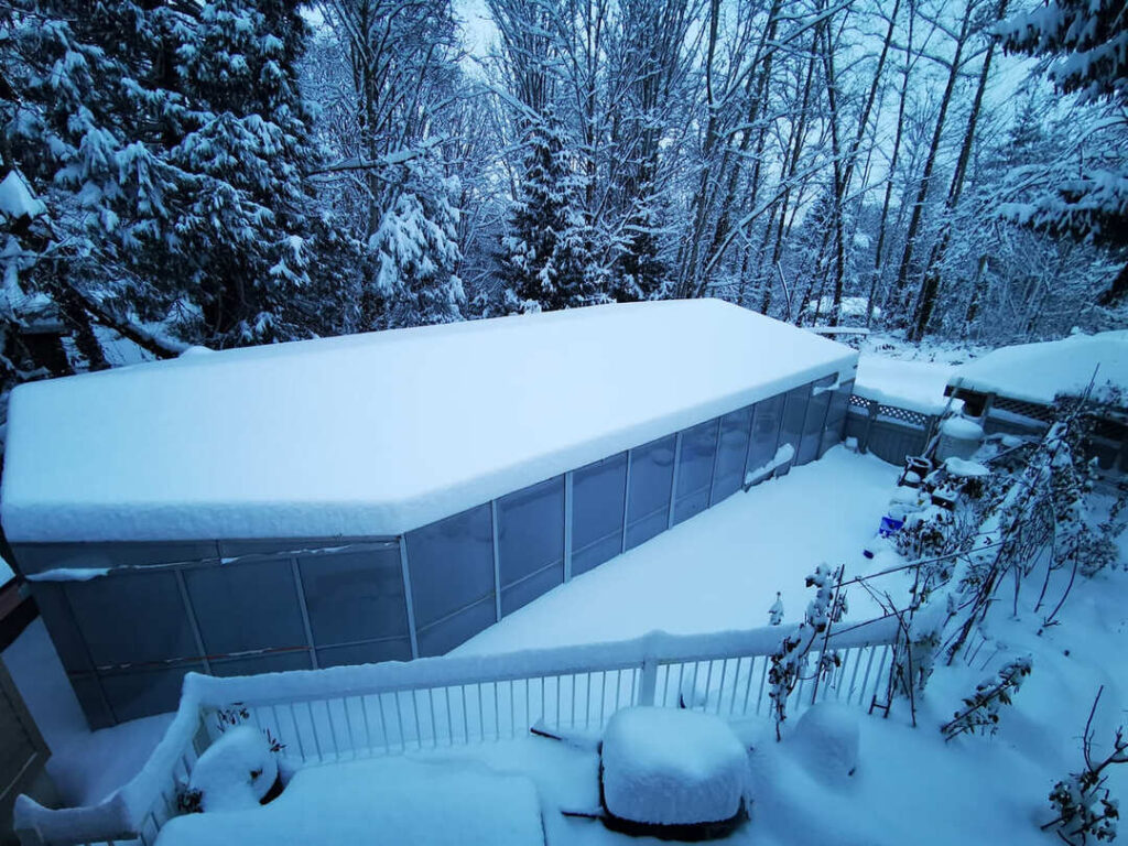 High Profile Pool Enclosure